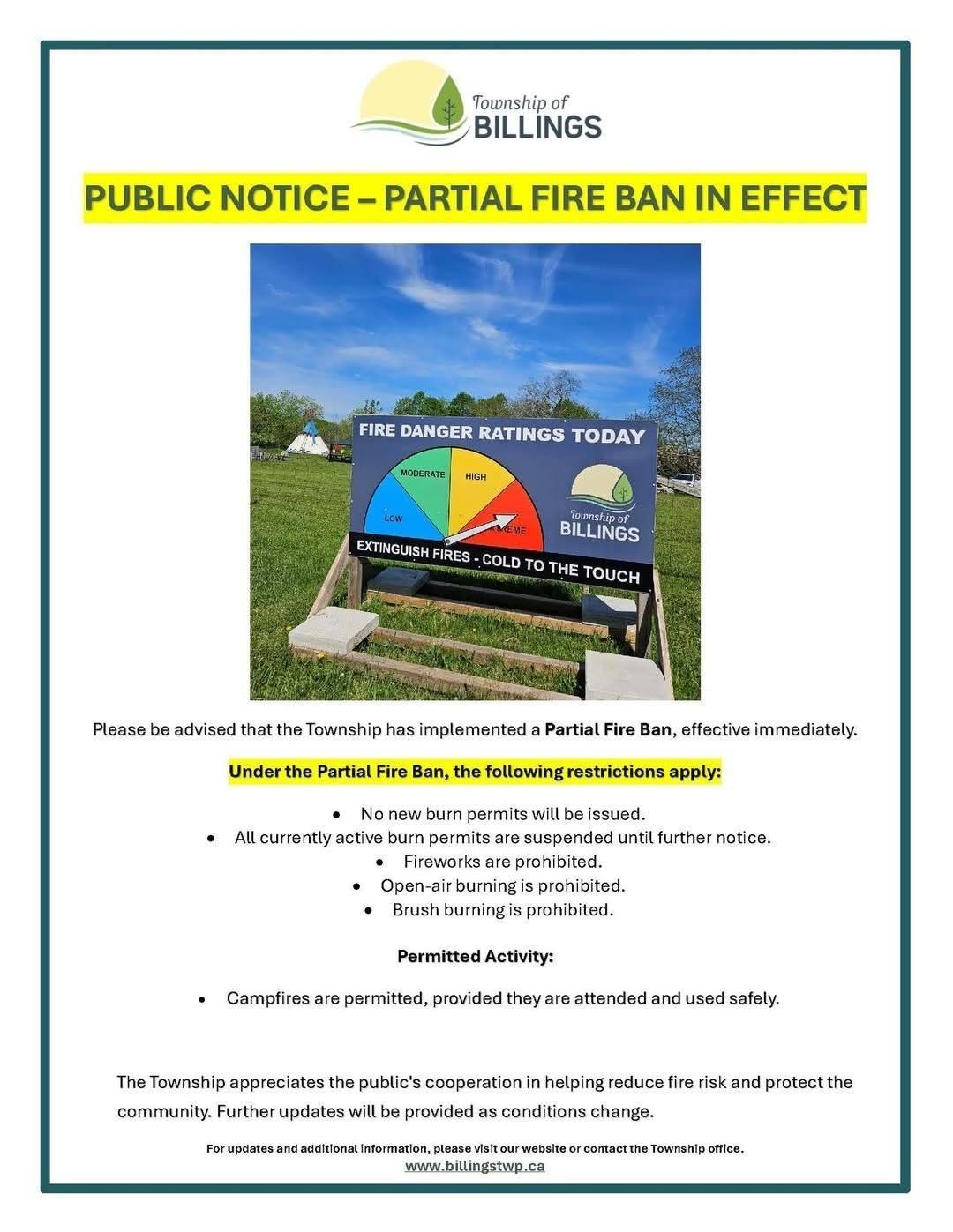 Fire Band Partially Lifted