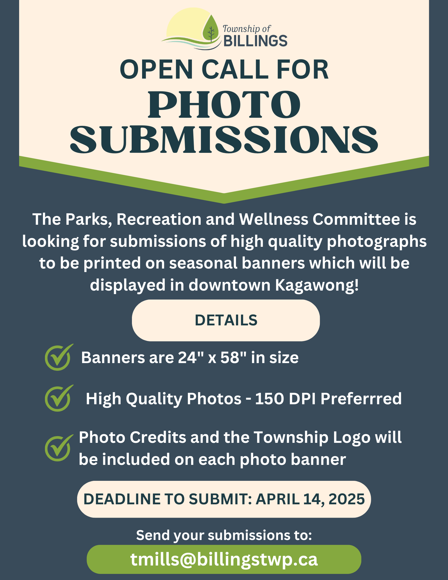 Call for Photo Submissions