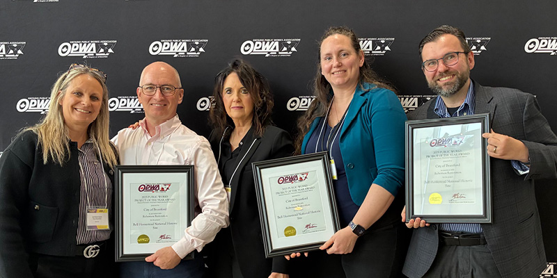Bell Homestead NHS receives OPWA Project of the Year Award