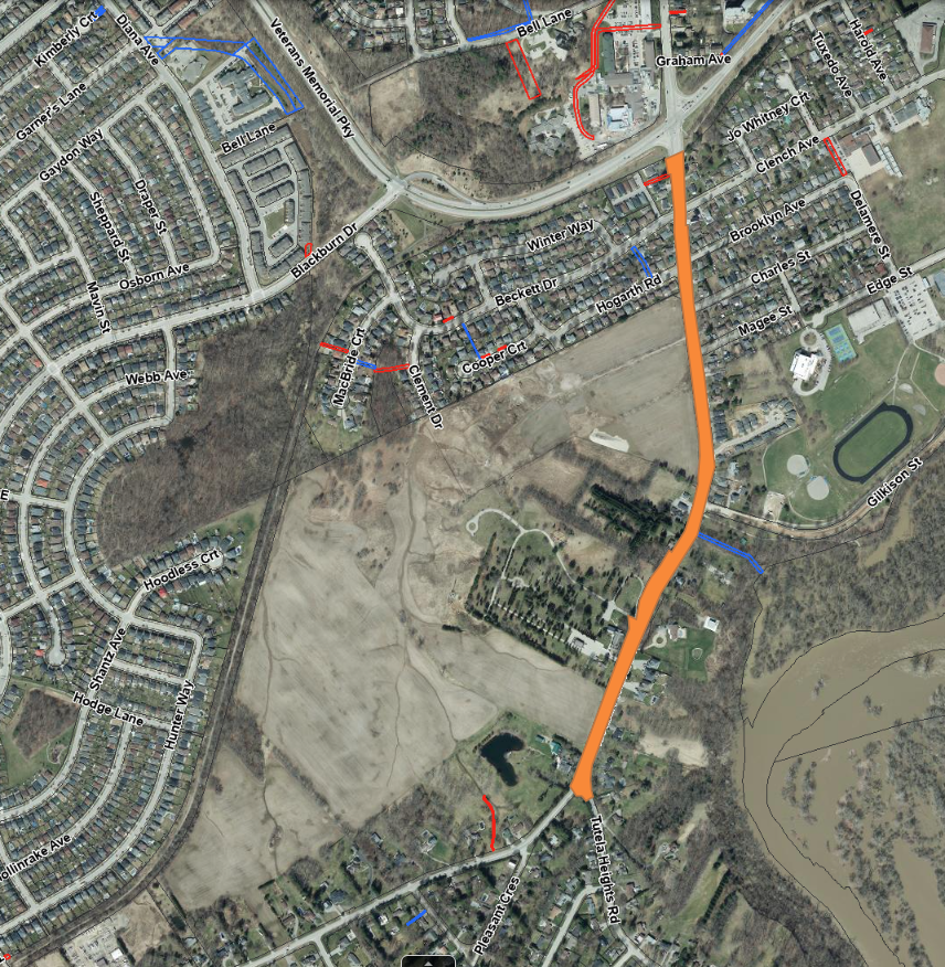 Mount Pleasant Street And Road Phase 2 Construction Area