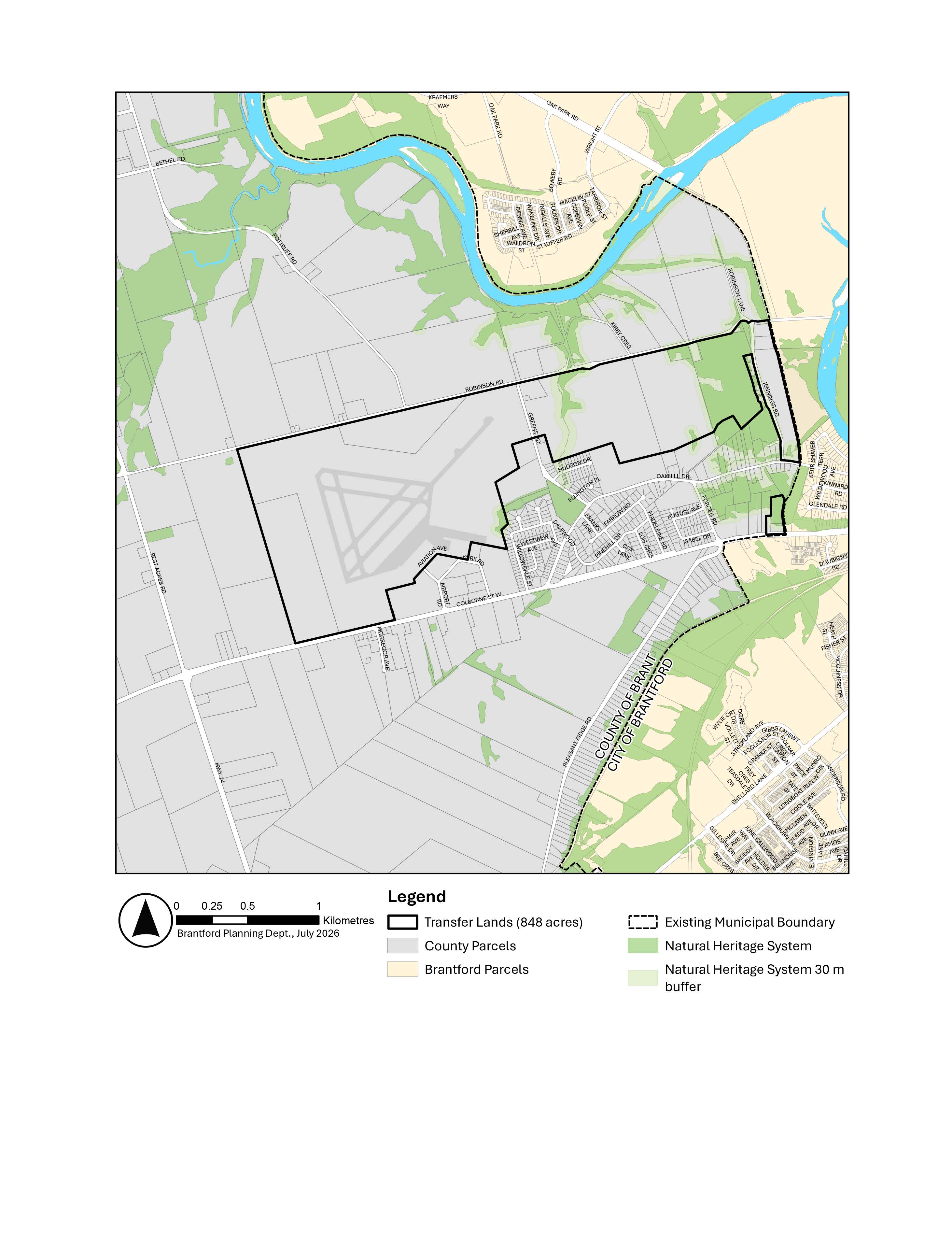 Proposed Airport Transfer Lands July 20, 2026