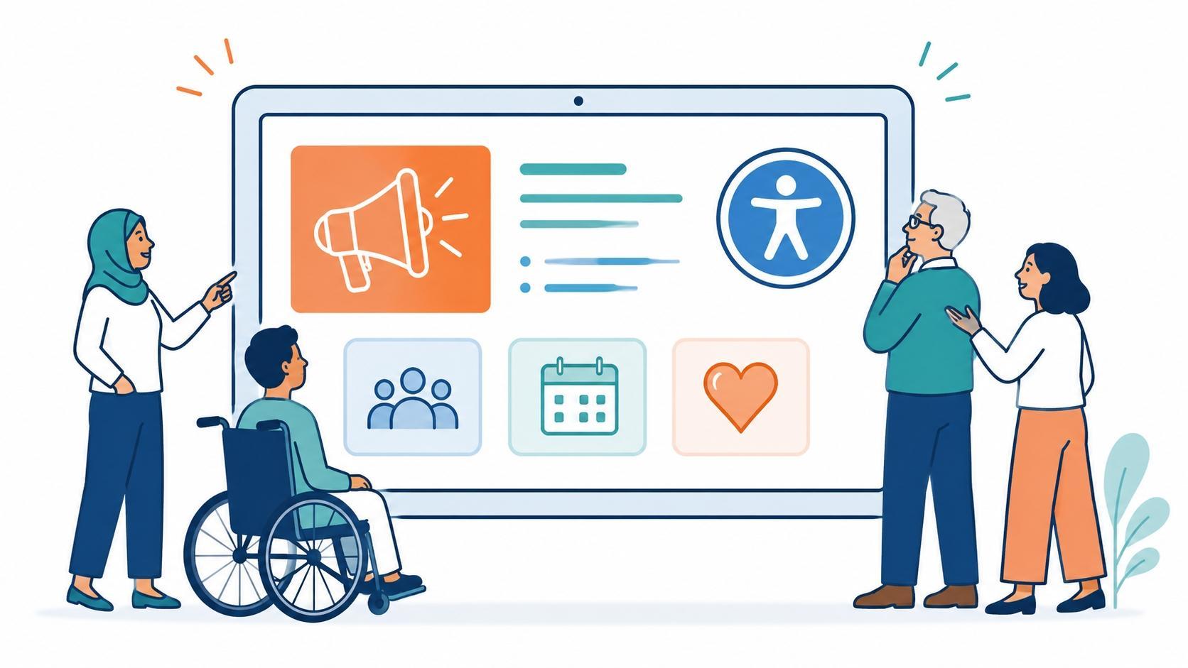 Welcoming, clear and accessible messages