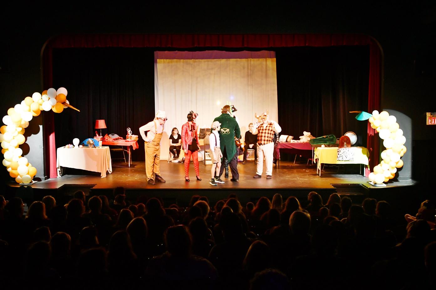 A set on stage