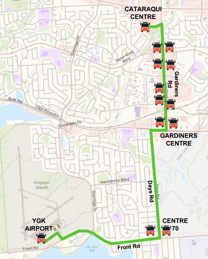 Route A map
