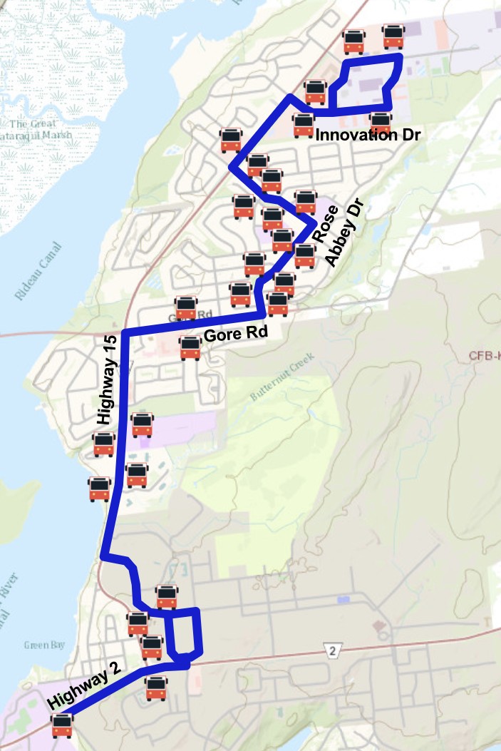 Route 600 map