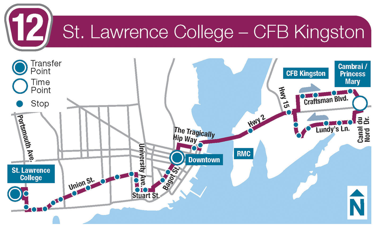 Route 12 Map