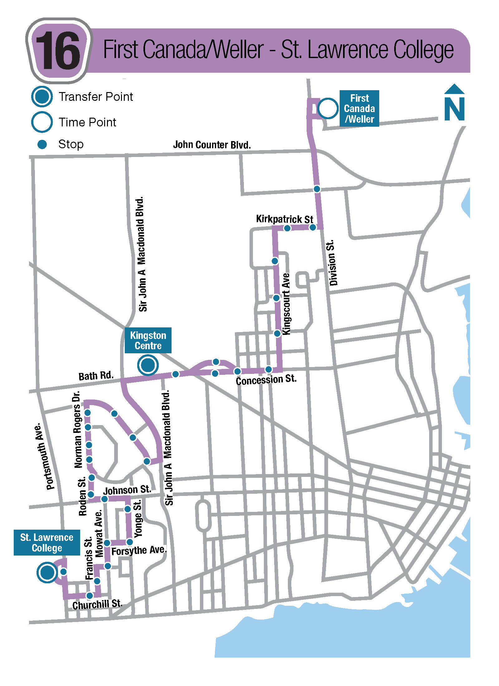 Route 16 Map