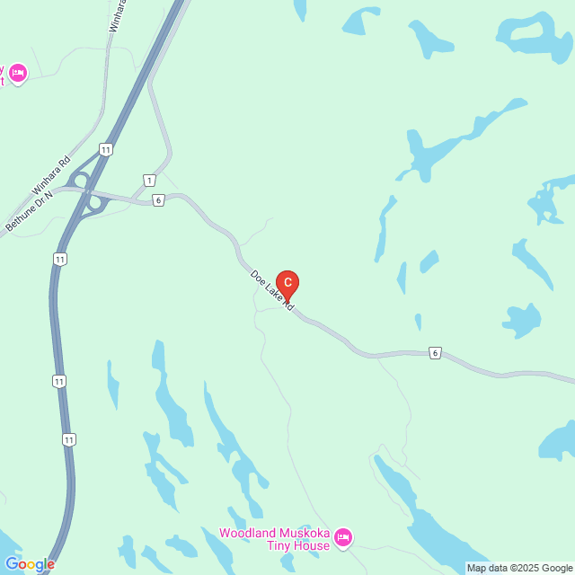 Map of road closure
