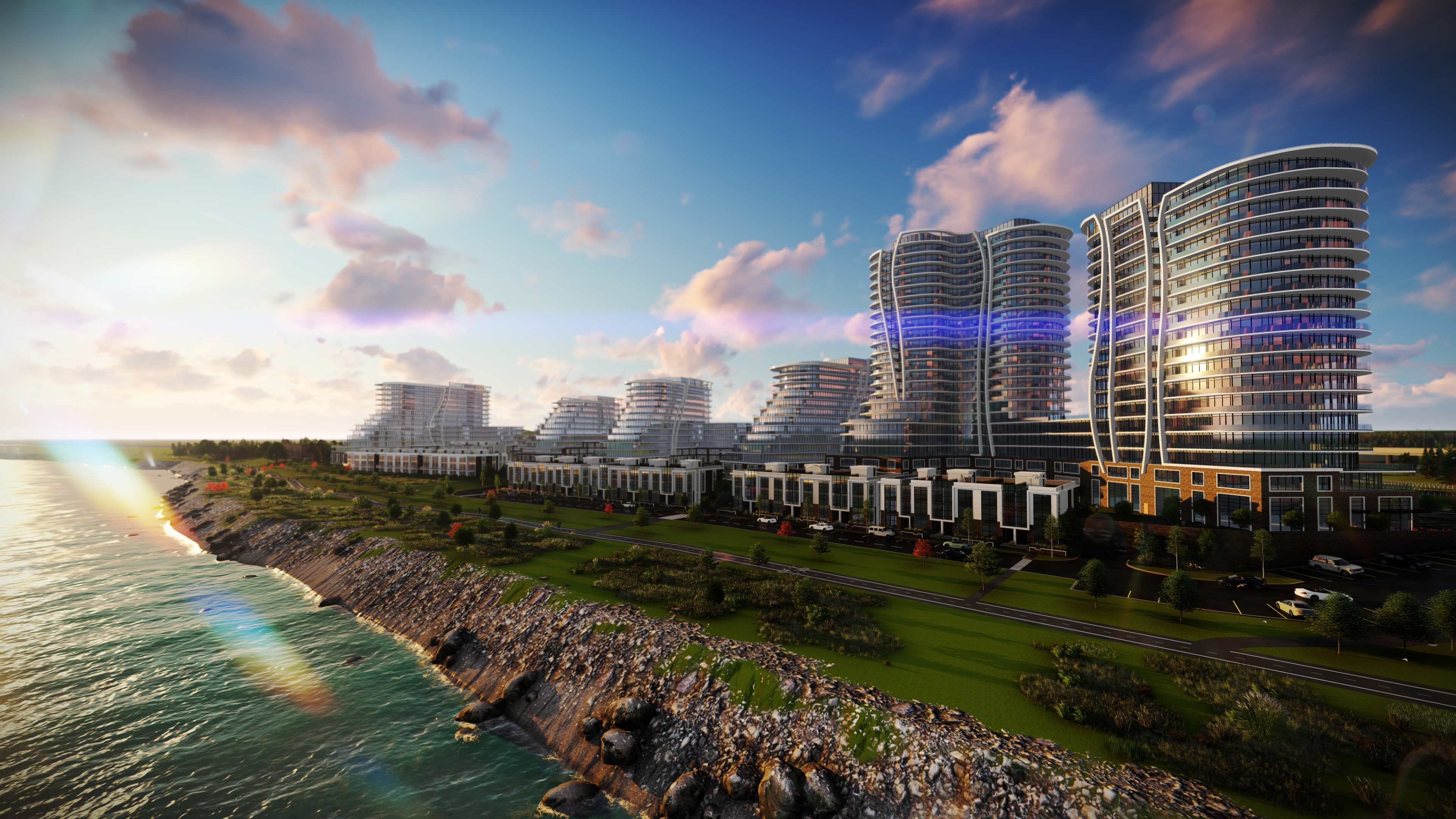 Rendering of 362 & 398 North Service Road Proposed Development