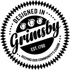 Designed in Grimsby Logo