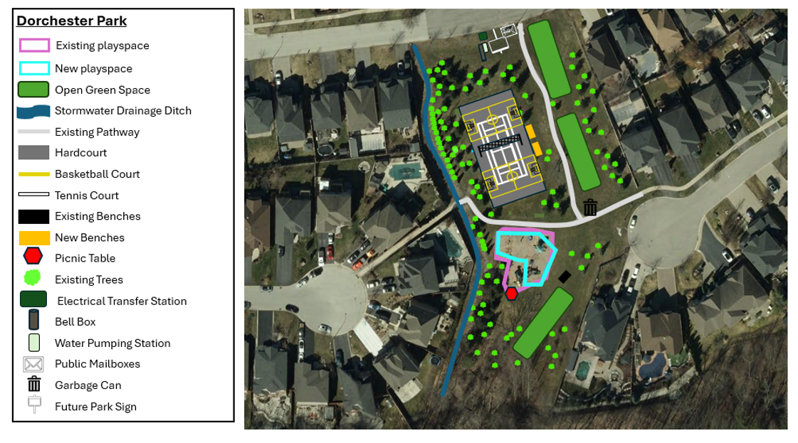 Dorchester Park Map