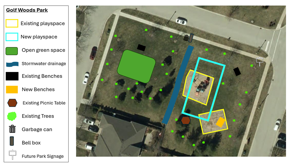 Golf Woods Park Map