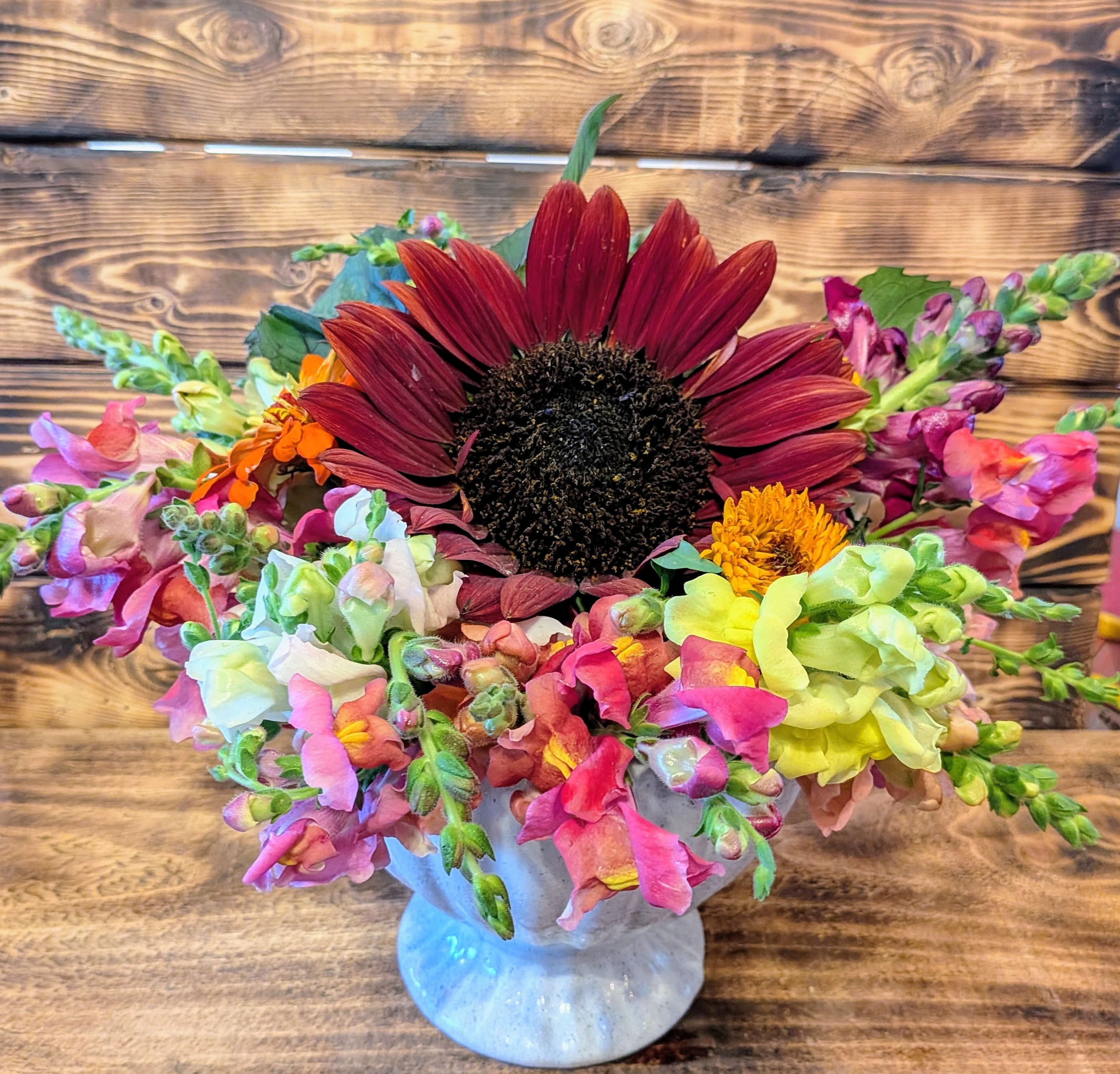 floral arrangement in vase