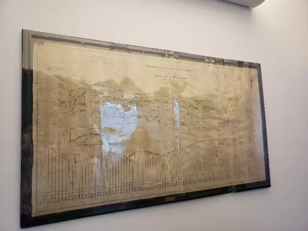 Map of proposed new location of River Road