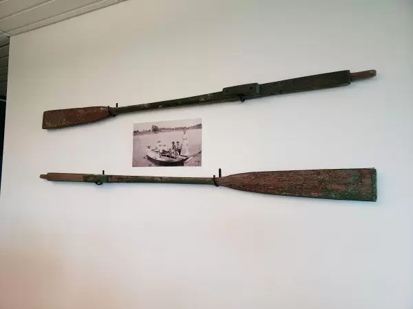 Rowboat oars from late 1800s