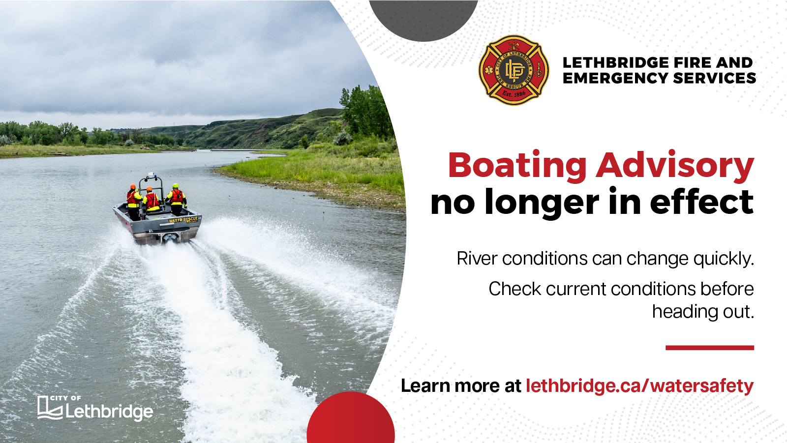 Boating Advisory no longer in effect