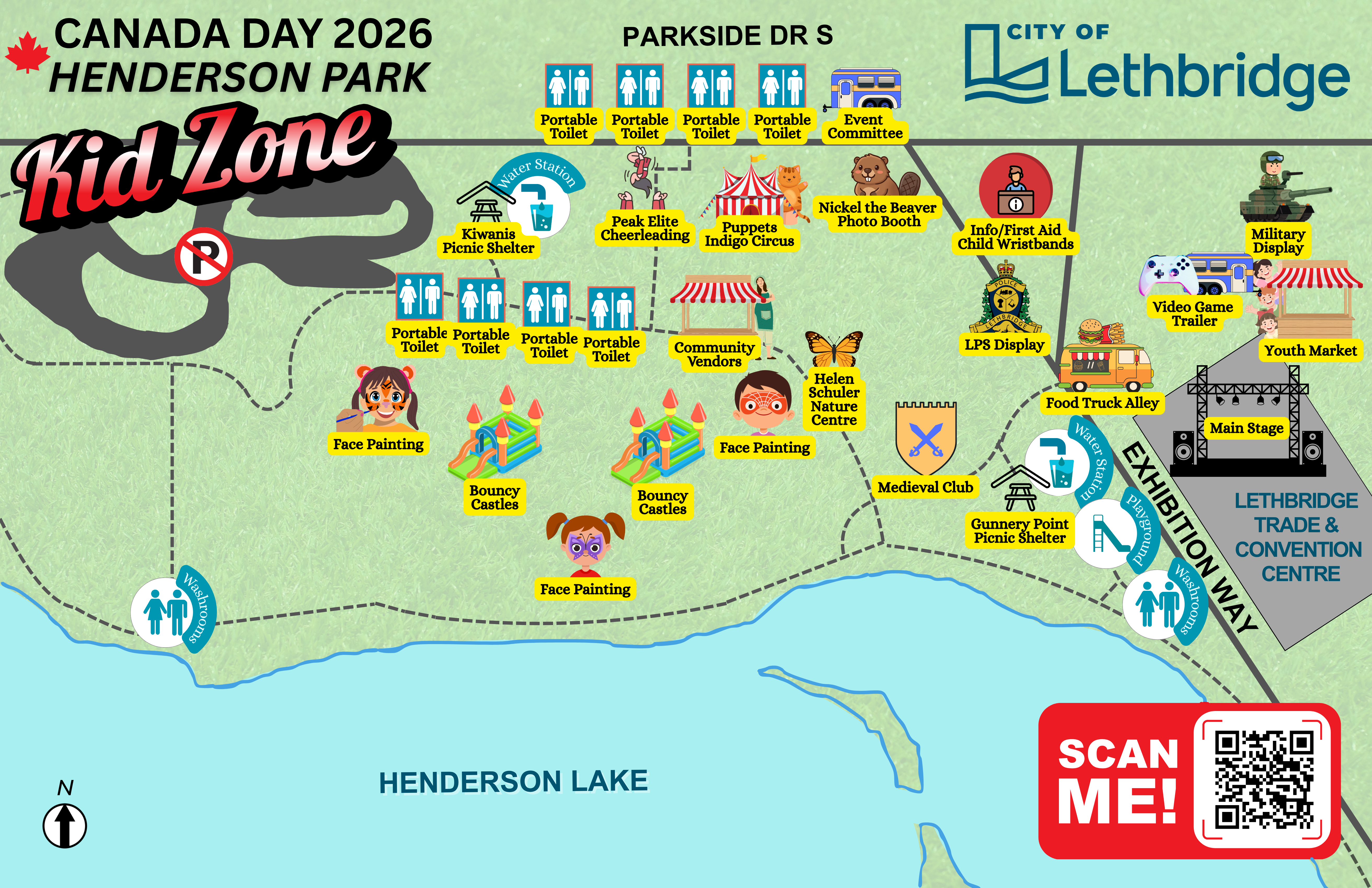 Kids Zone Map