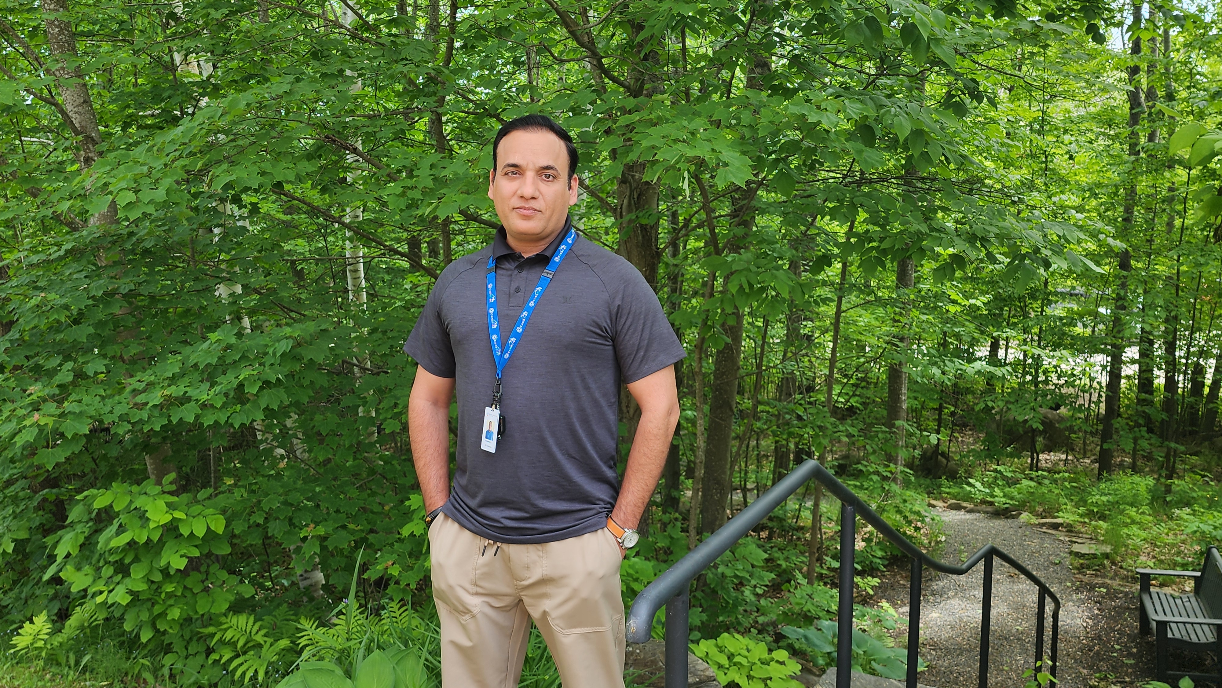 Man standing outside