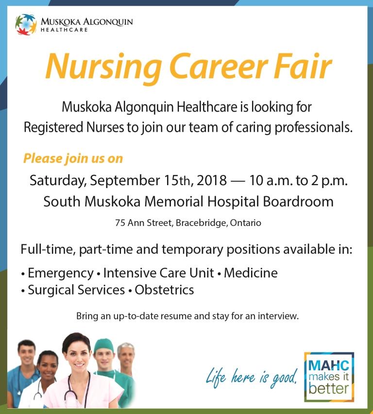 MAHC to Host Nursing Career Fair in September