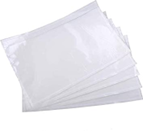 adhesive shipping label pouch