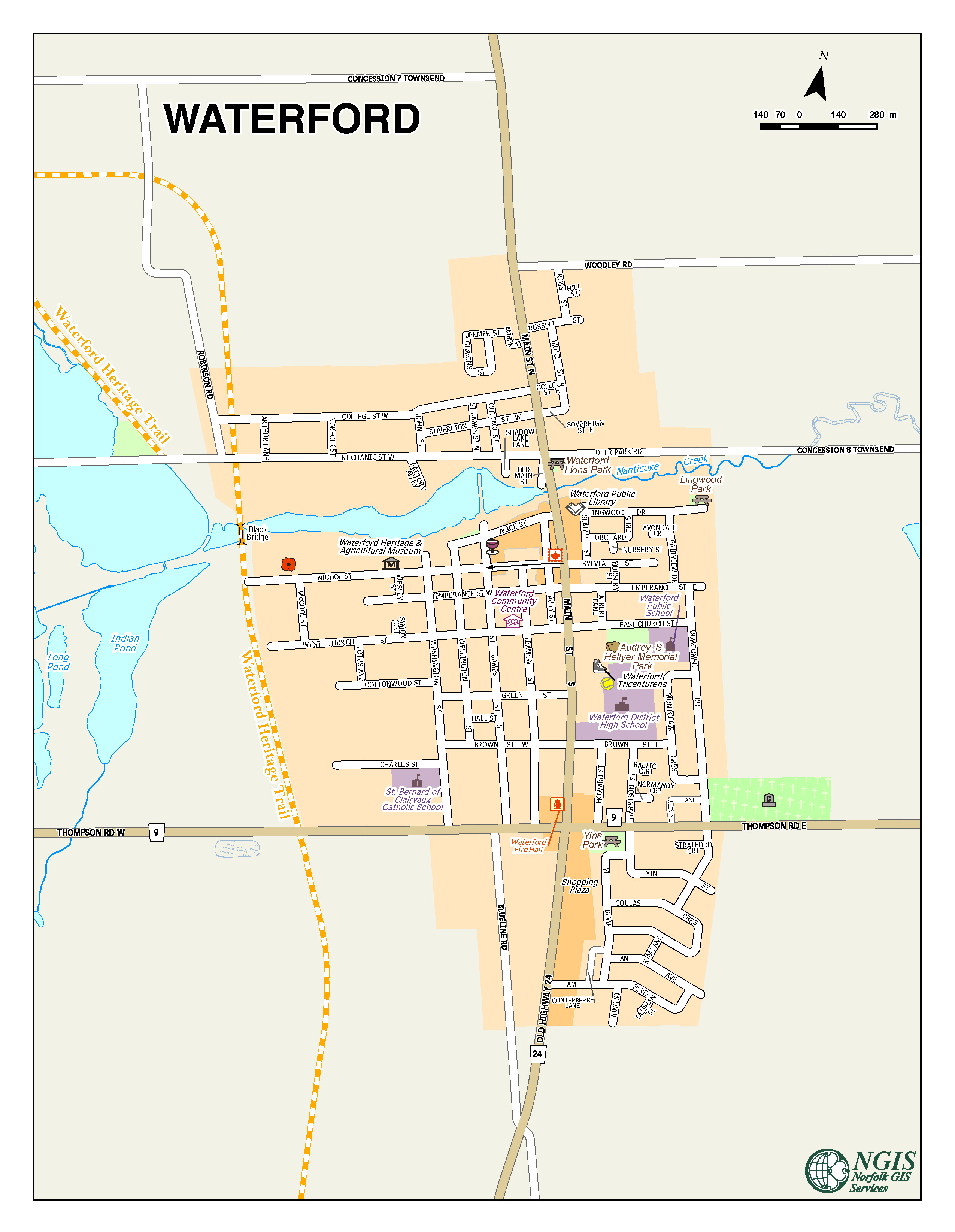 Waterford Map