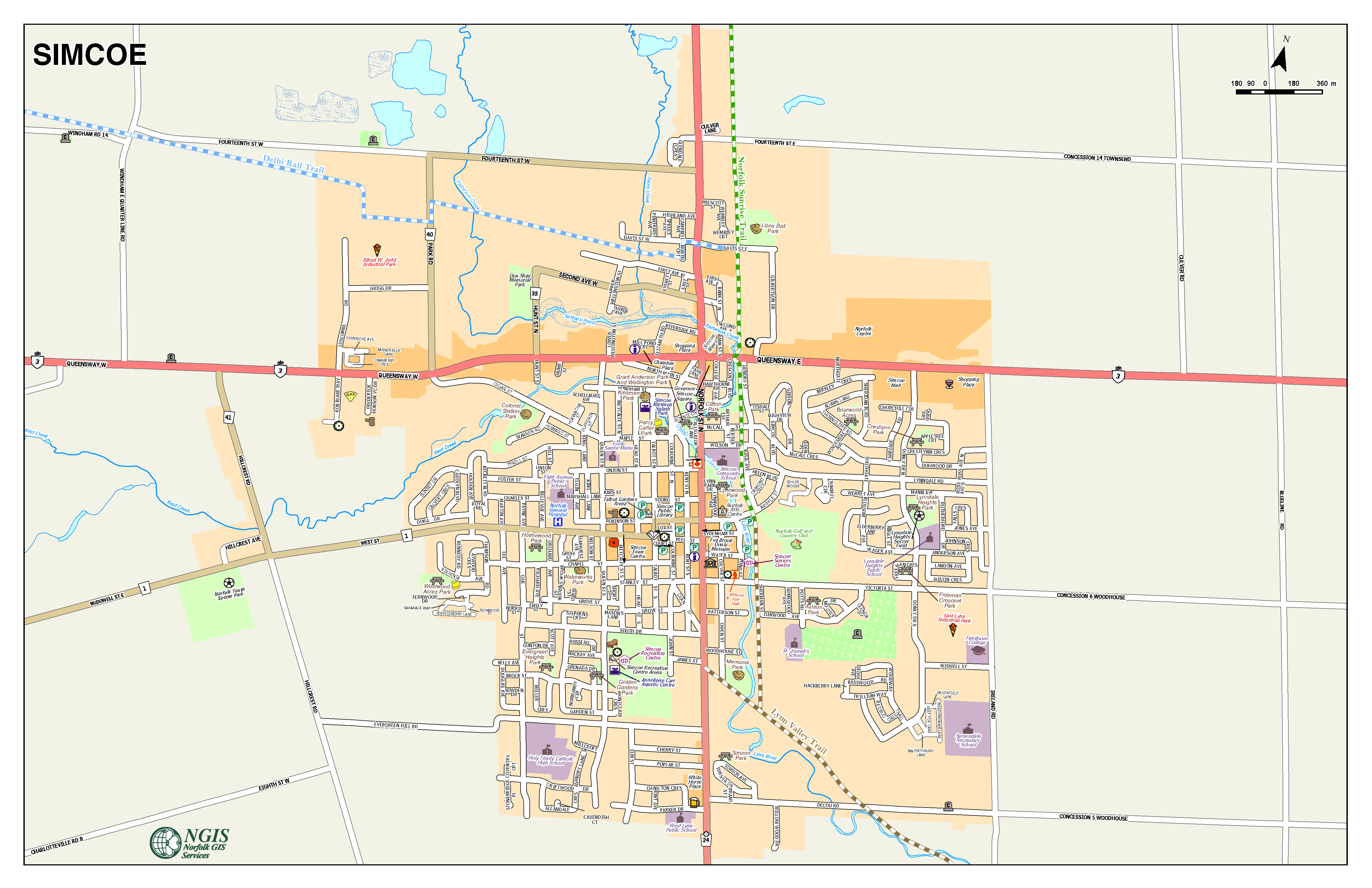 Simcoe Map