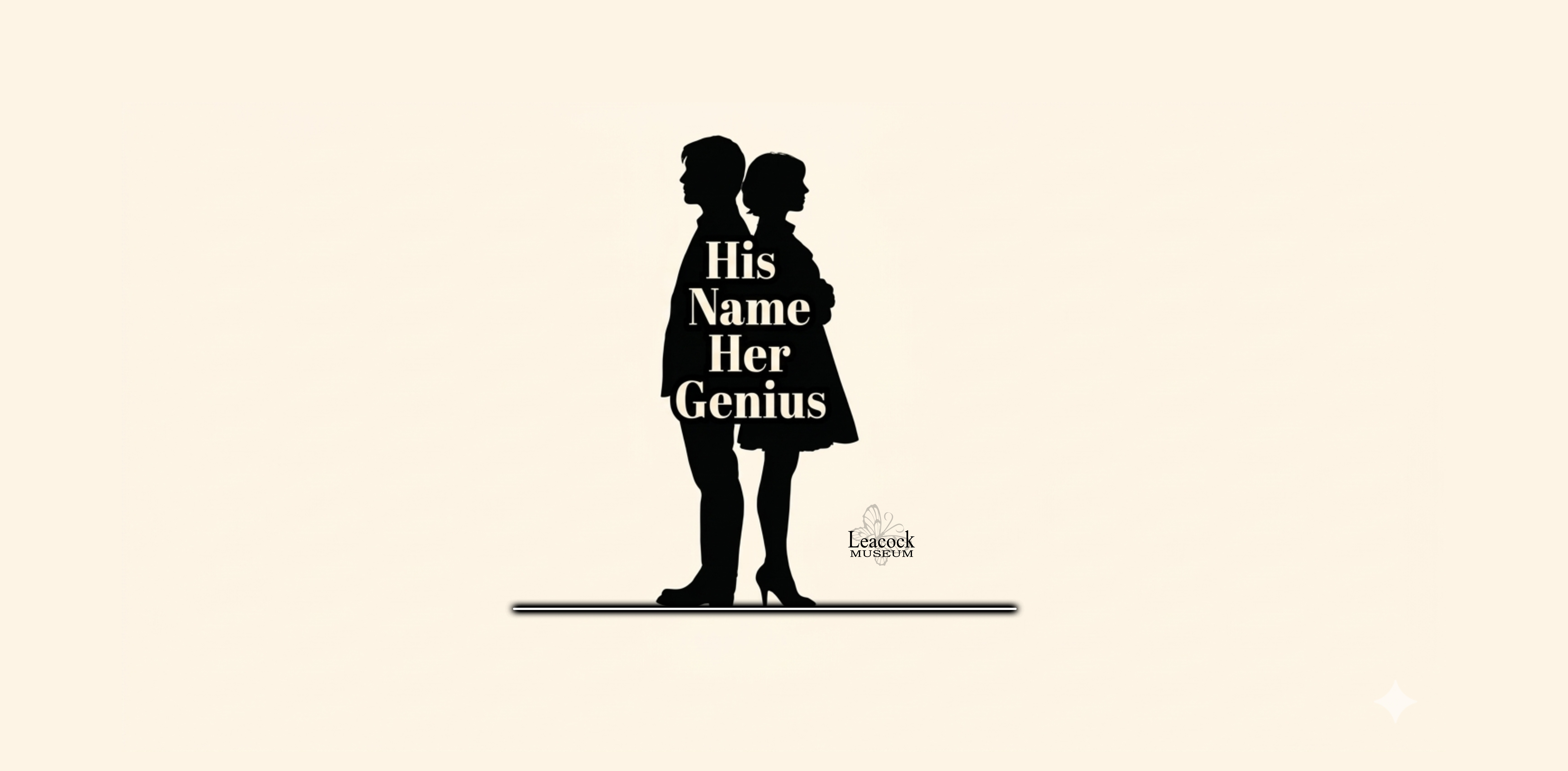 His Name Her Genius Banner