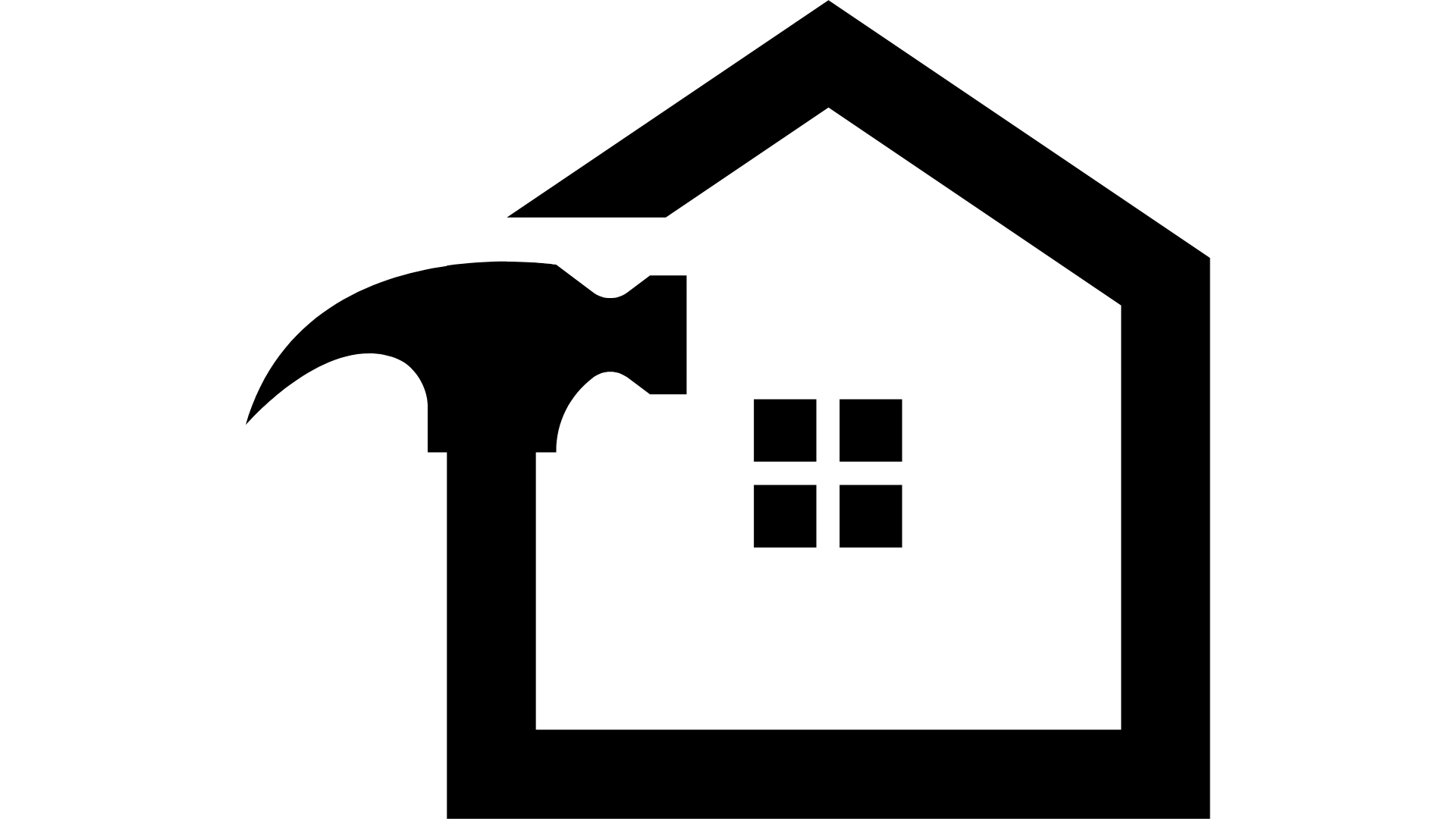 house and hammer icon