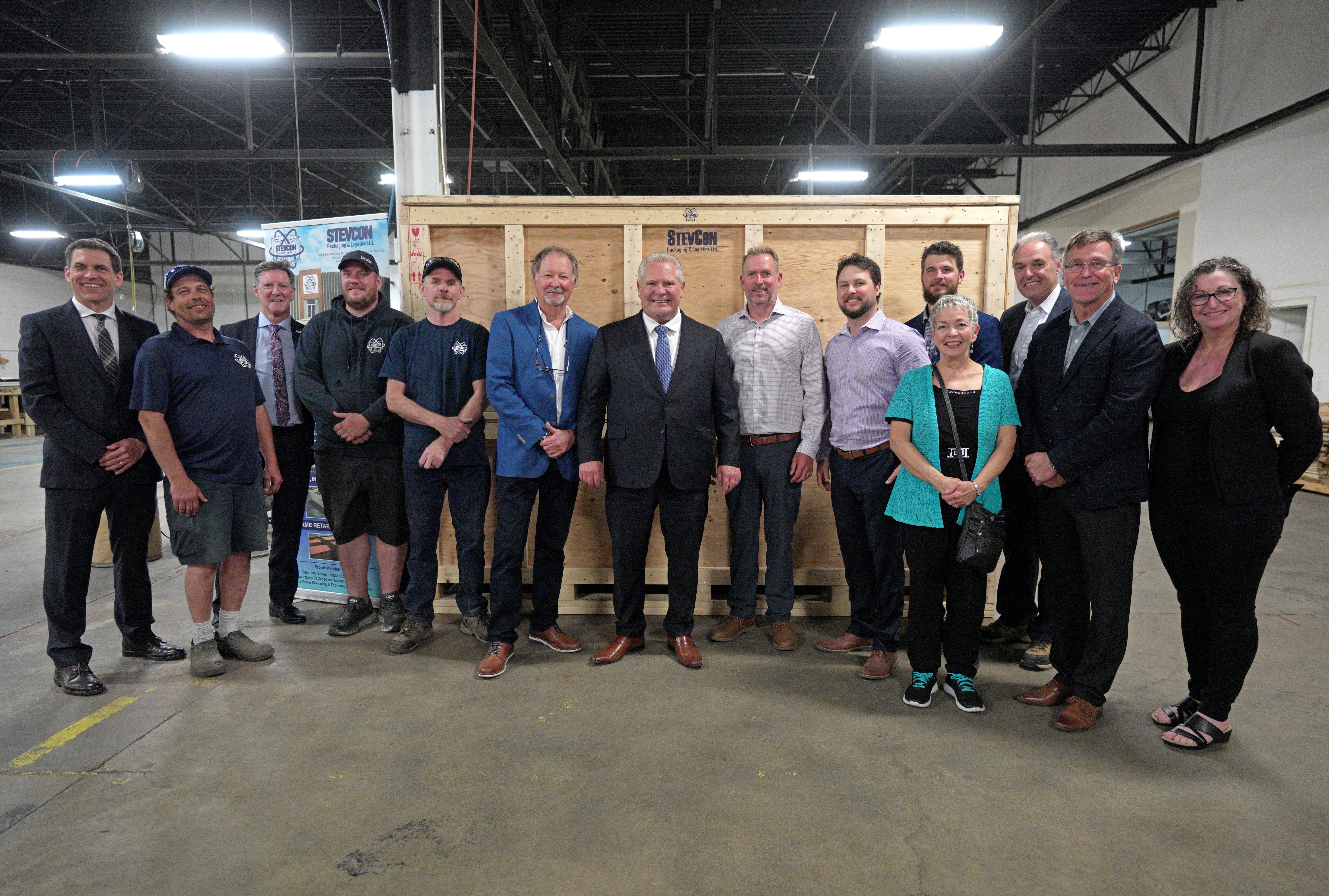 Stevcon with Owen Sound City Council