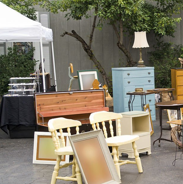 A garage sale