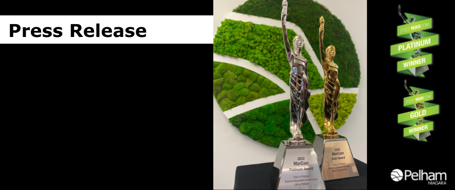 MarCom Statue award in Platinum and Gold