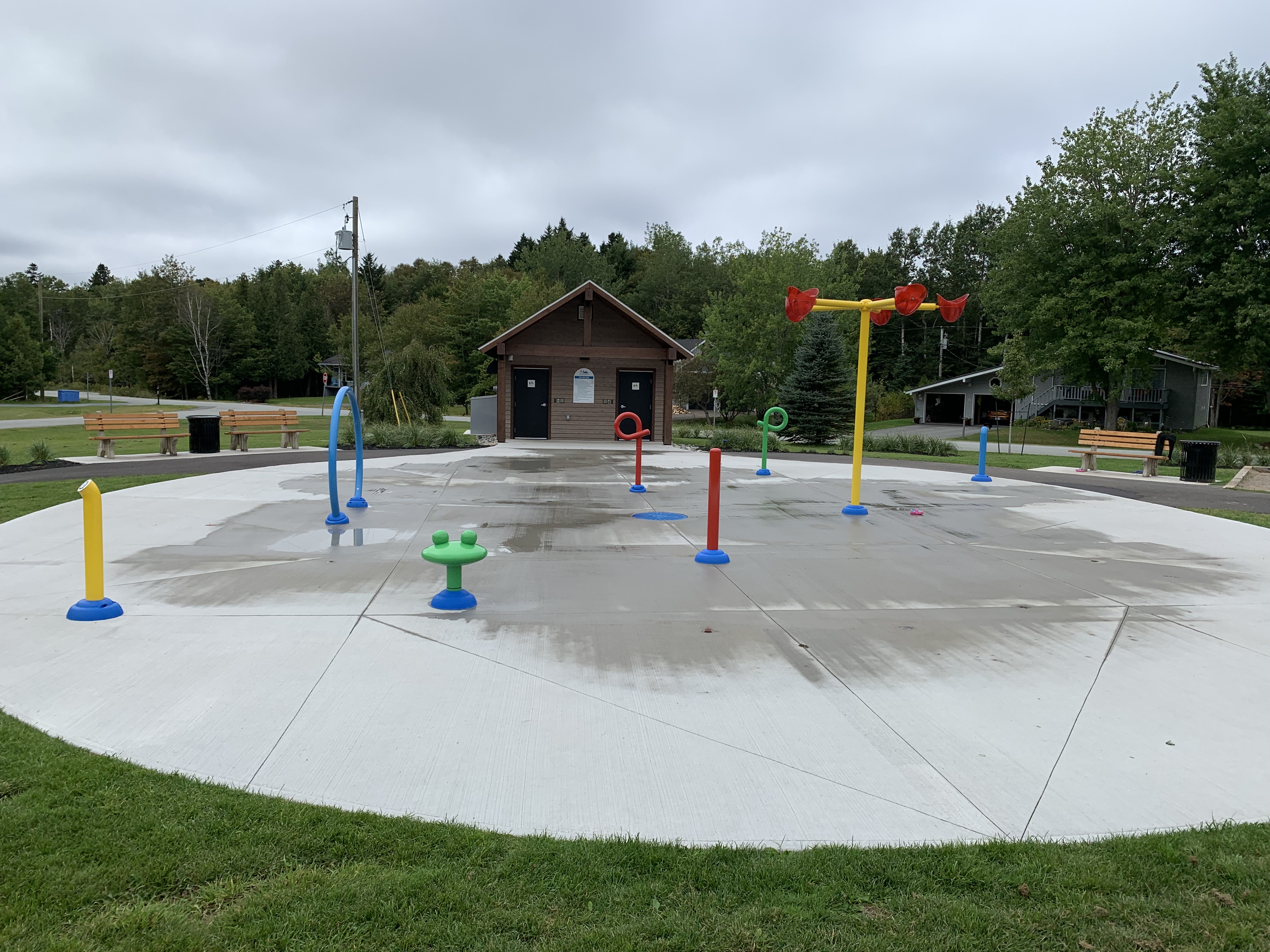 Splash park.