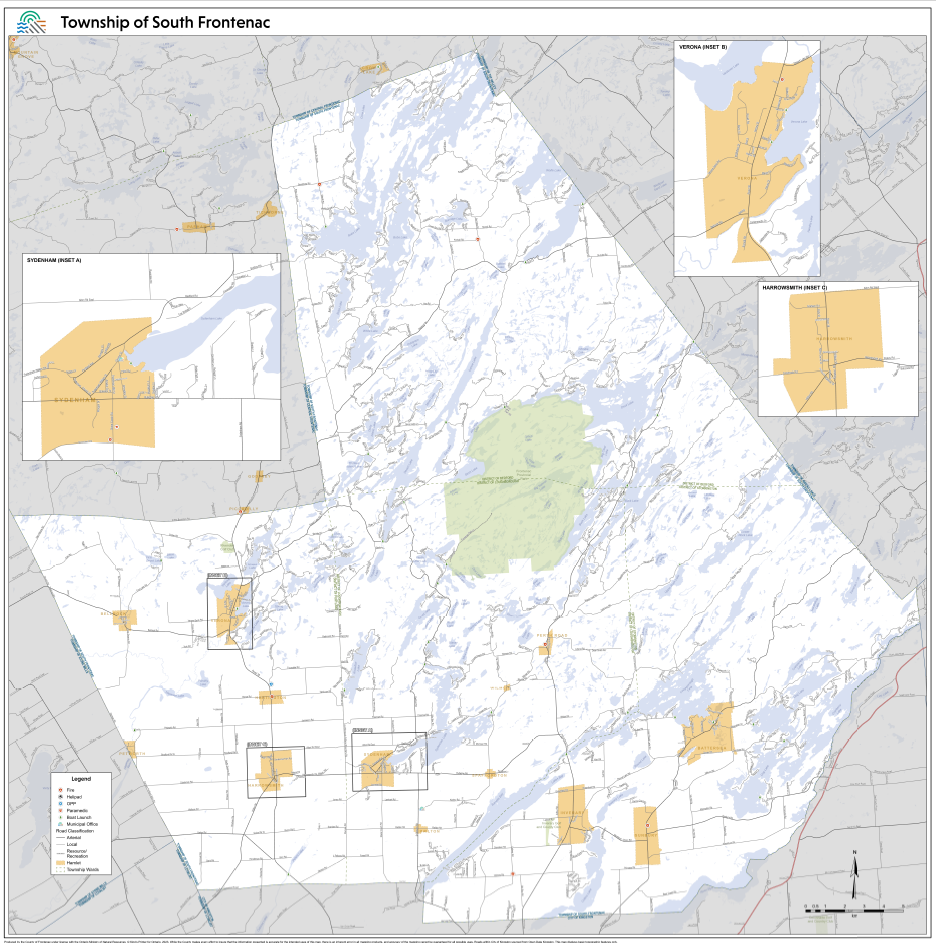 South Frontenac Main Map
