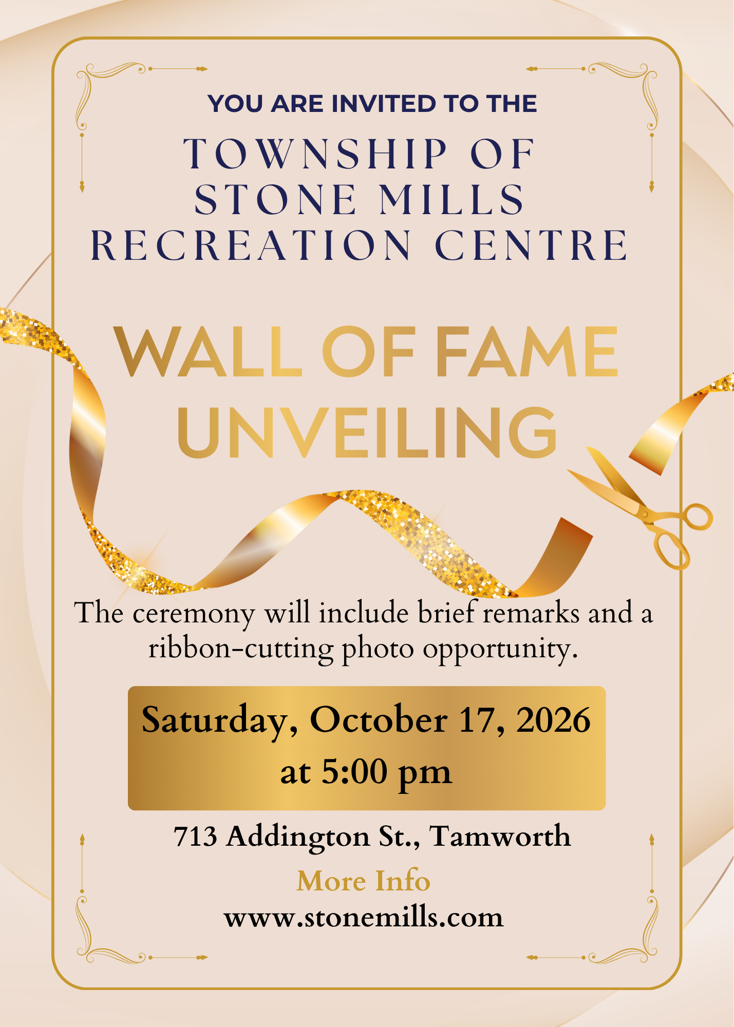 Wall of Fame invite
