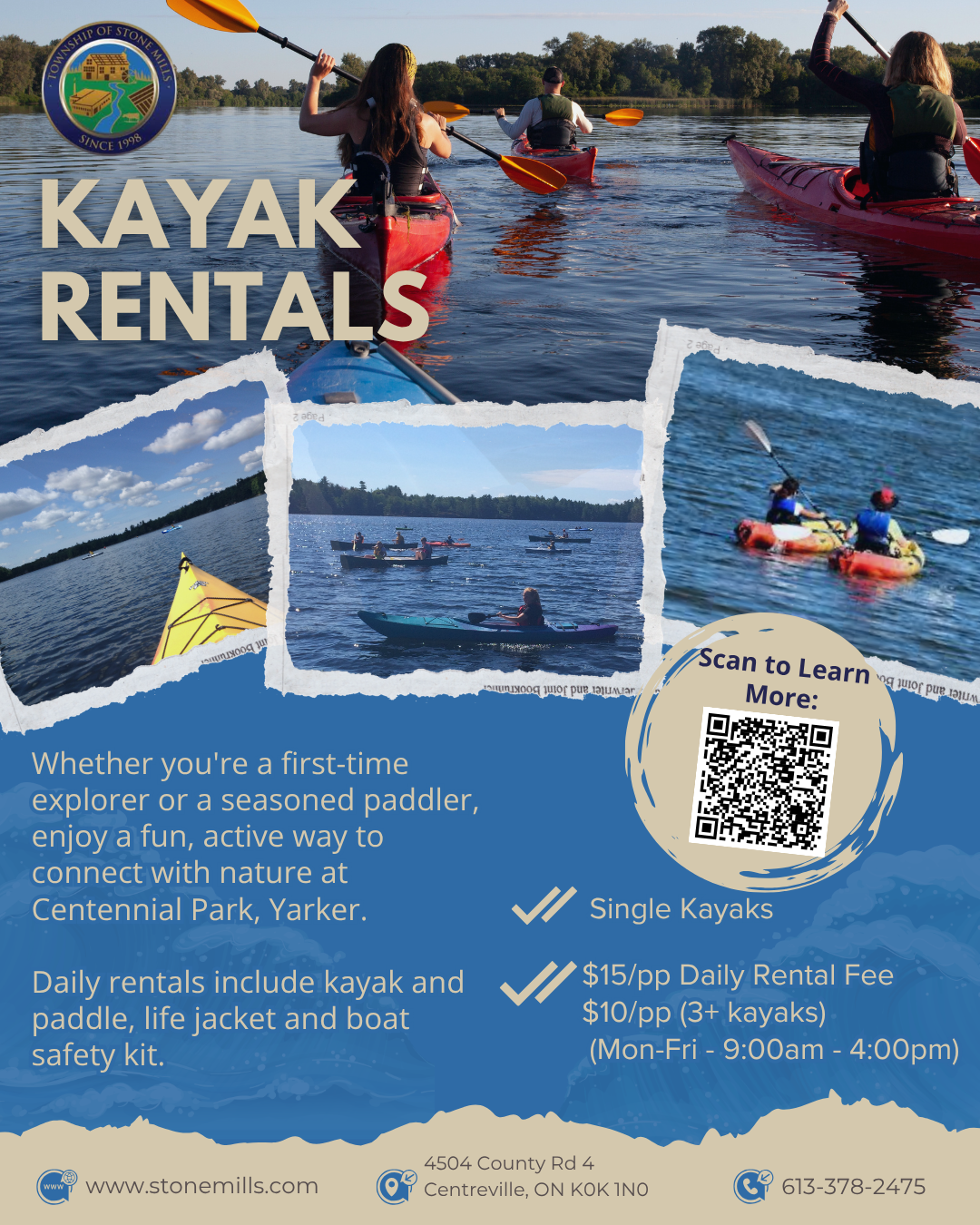 Kayak Rental Flyer
