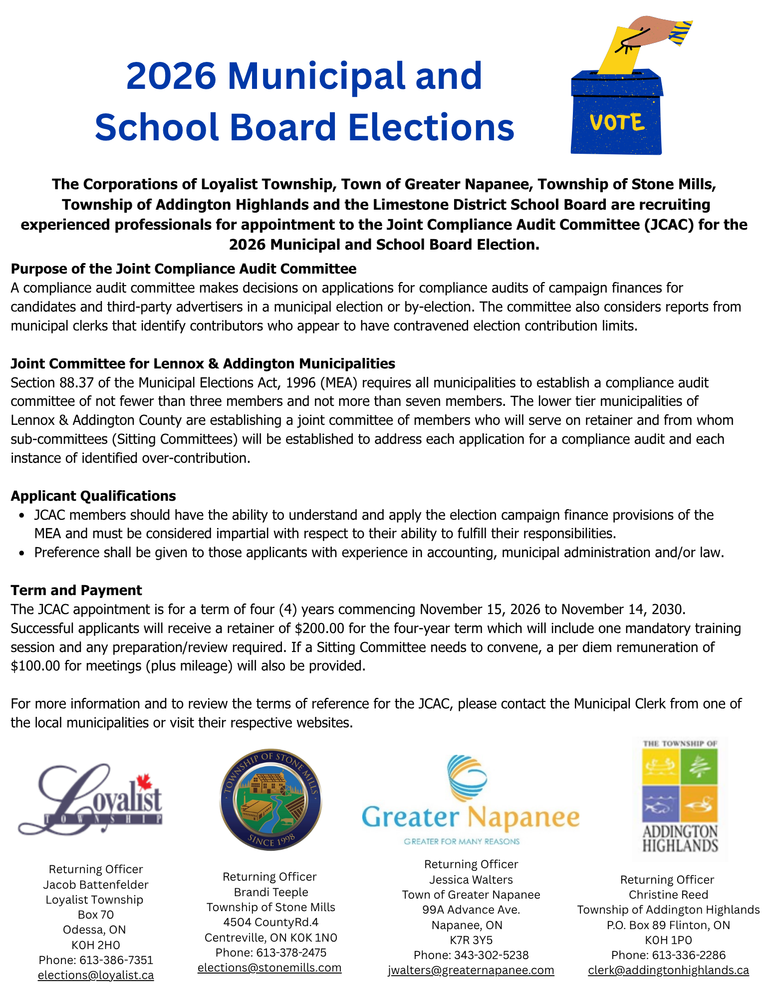 JCAC Flyer