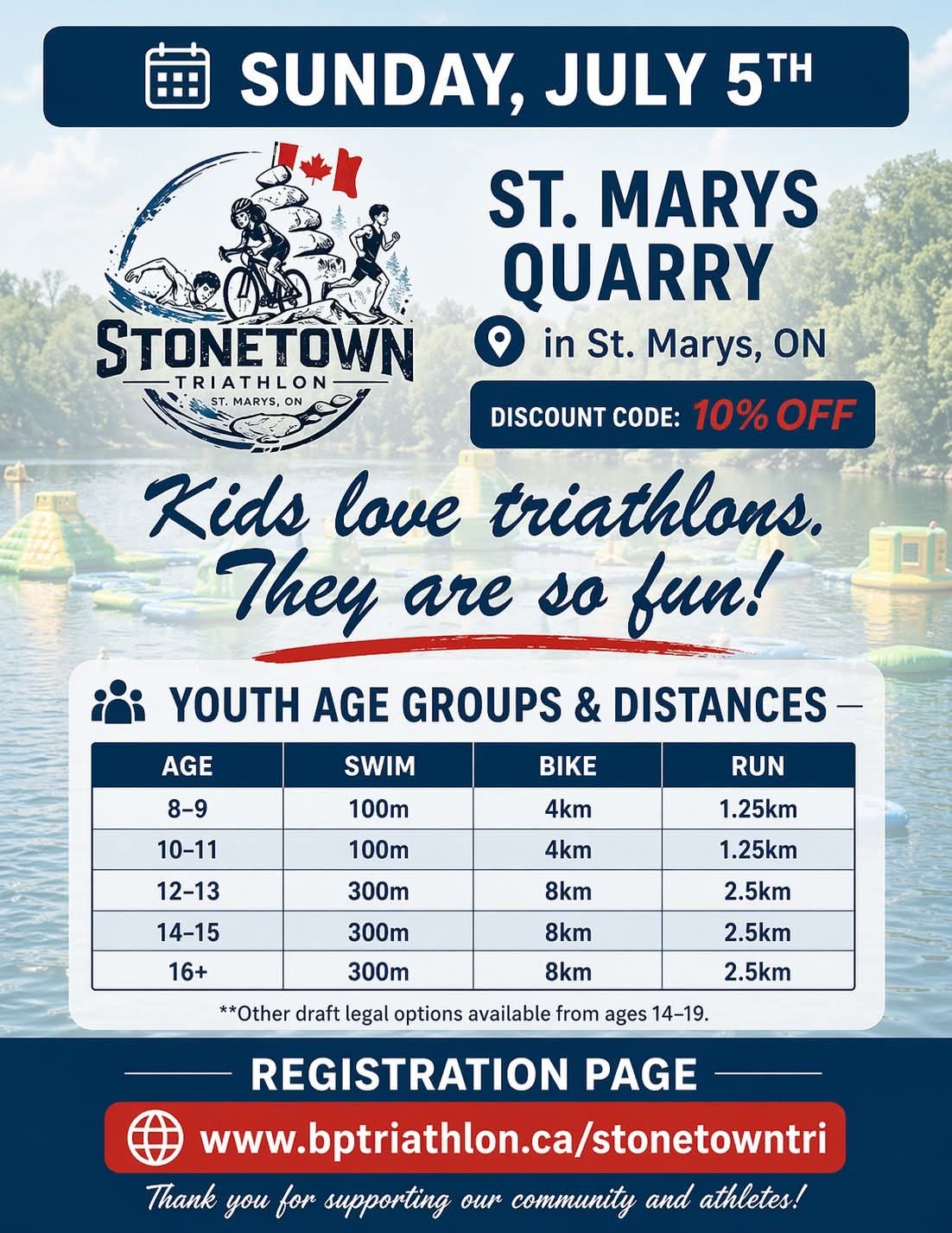 Stonetown Triathlon Poster